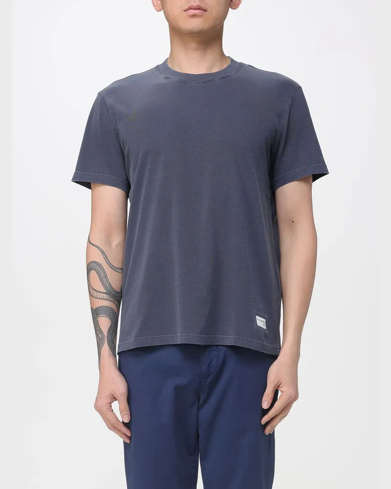 Fay T-shirt herren Blau