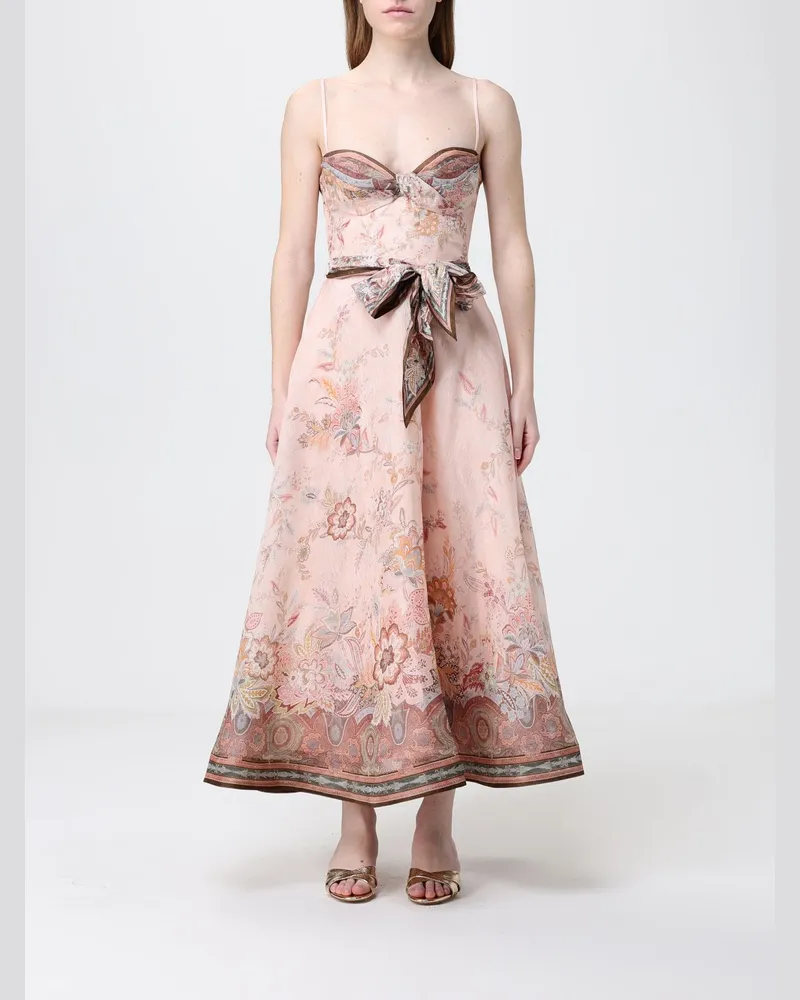 Zimmermann Kleid damen Puder