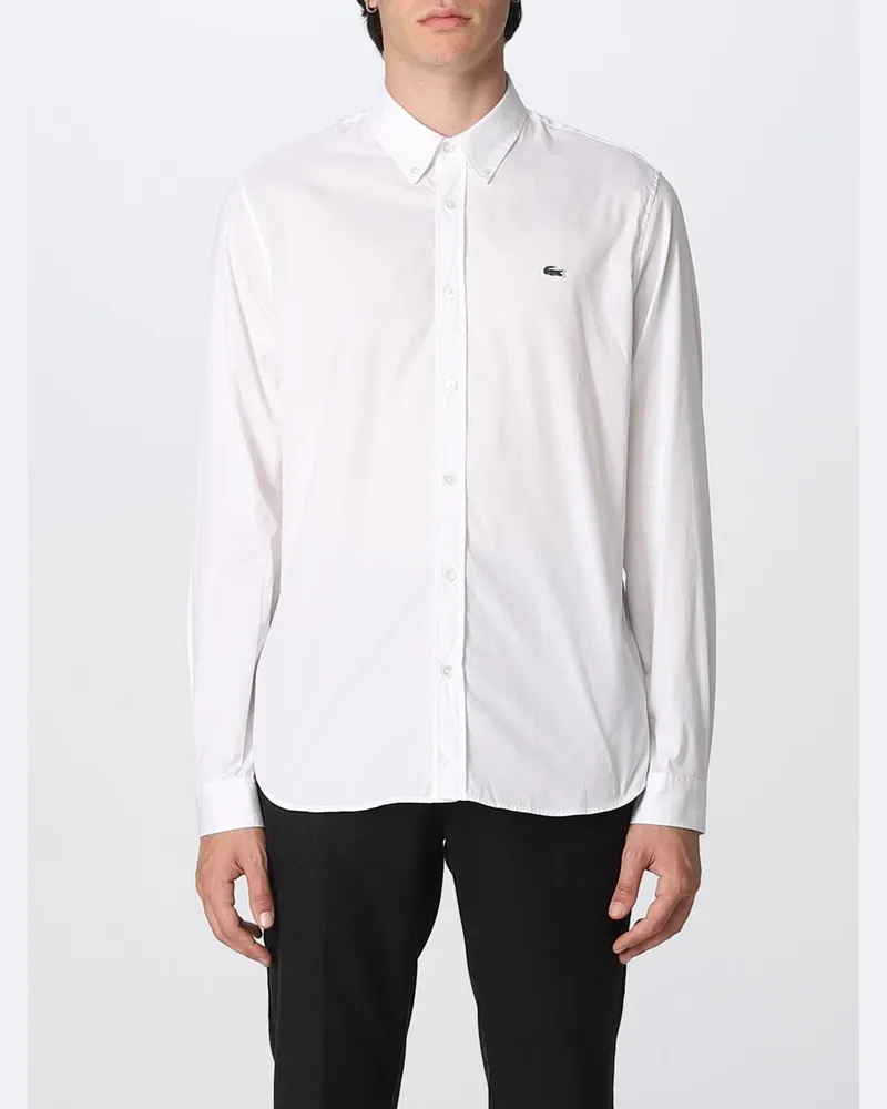 Lacoste Hemd herren Weiß