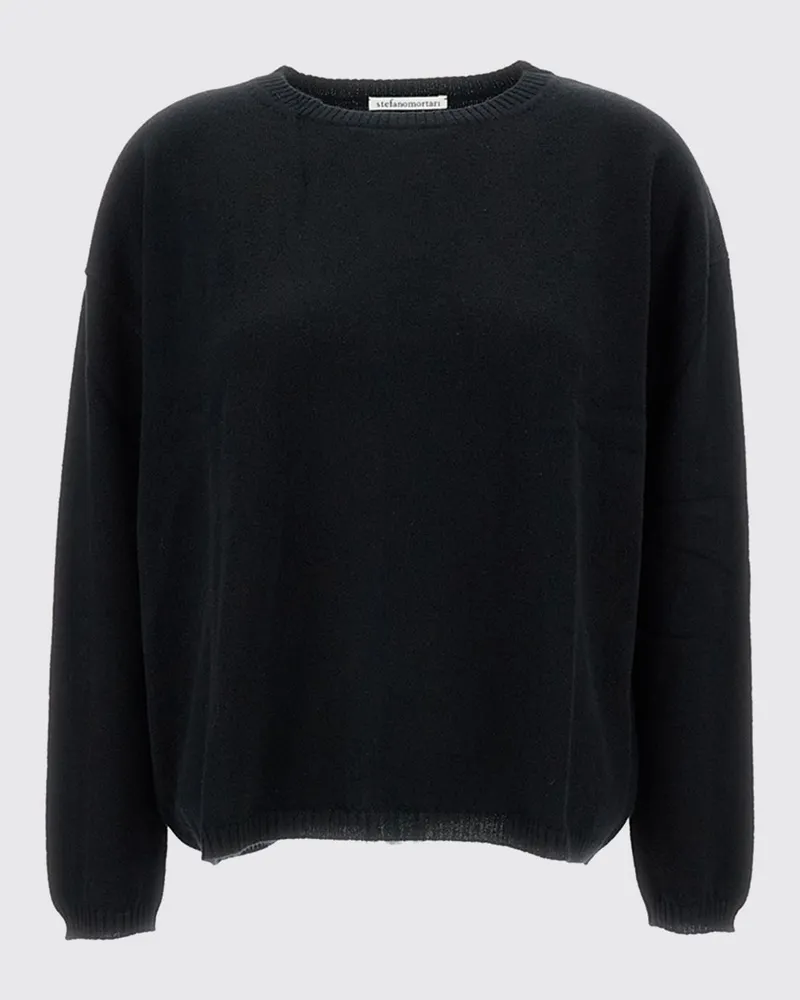 Stefano Mortari Pullover damen Schwarz