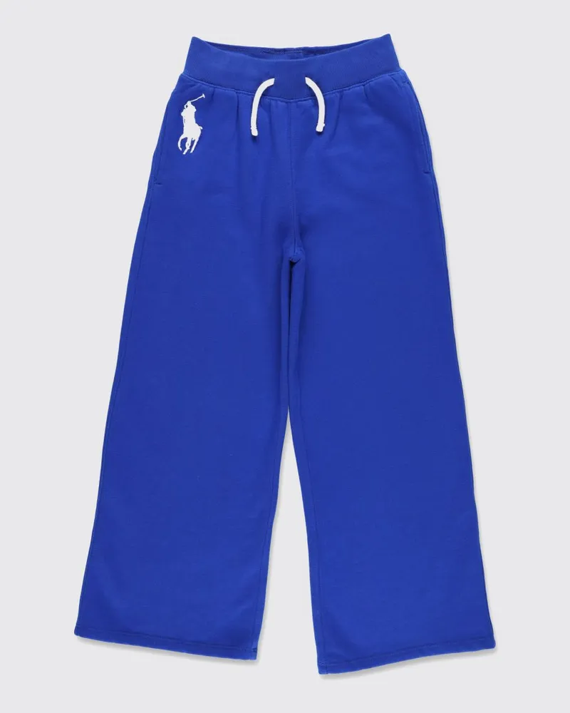 Ralph Lauren Jogginghose für Jungen aus Baumwollmischung mit Kordelzug Blau