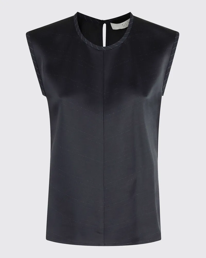 TELA Top damen Navy
