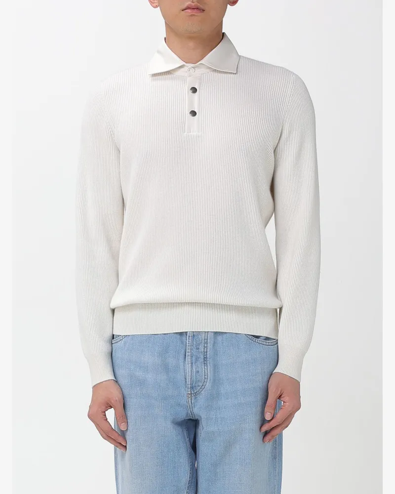 Brunello Cucinelli Pullover herren Weiß