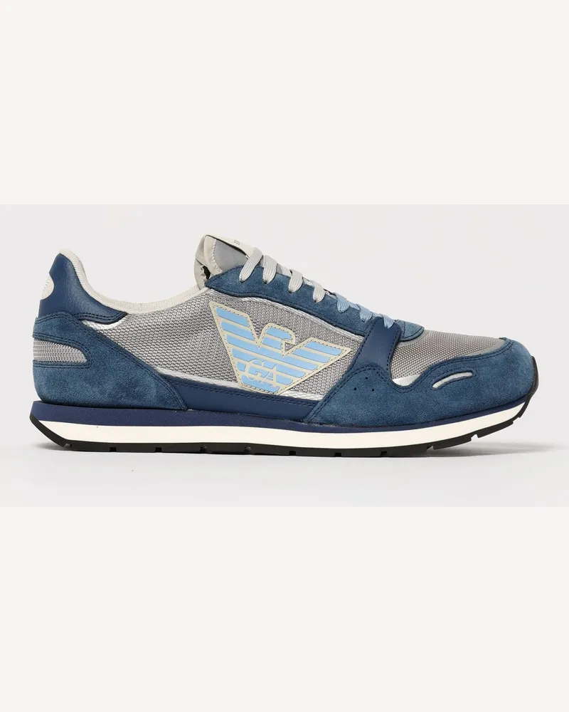 Emporio Armani Sneakers herren Blau