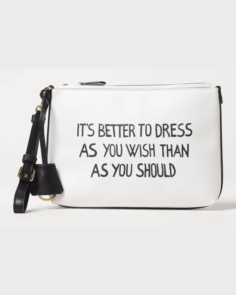 Moschino Handtasche damen Weiß