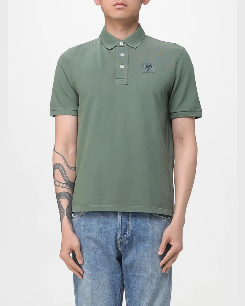 Blauer Polo herren Grün