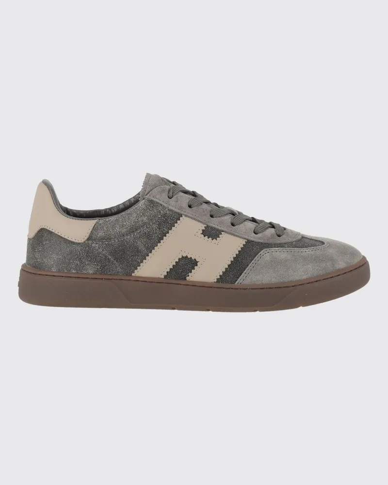 Hogan Sneaker Cool von aus Kalbsveloursleder mit seitlichem H-Logo Grau
