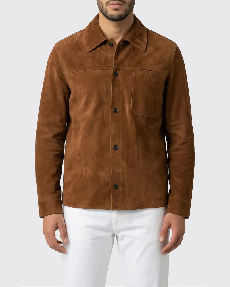 Saint Laurent Jacke herren Braun