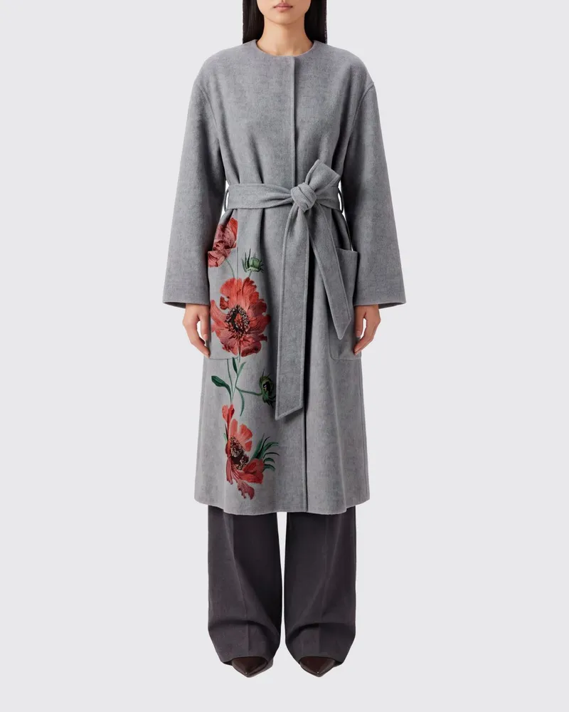 Erdem Mantel damen Grau