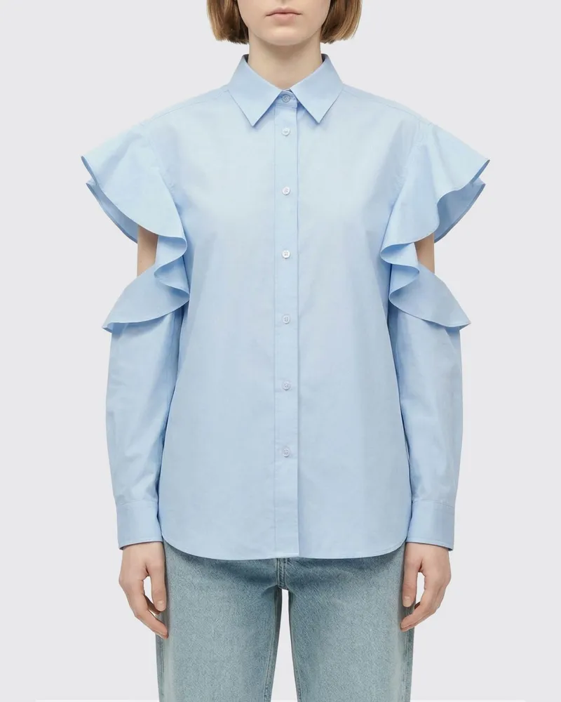 Moschino Hemdbluse damen Hellblau