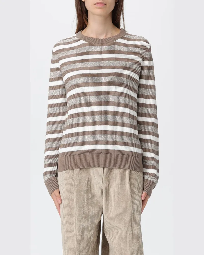 Brunello Cucinelli Pullover damen Taubengrau