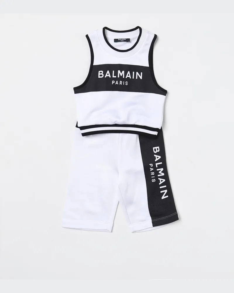 Balmain Kleid kinder  Kids Weiß