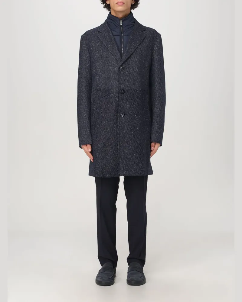 HUGO BOSS Mantel herren Blau