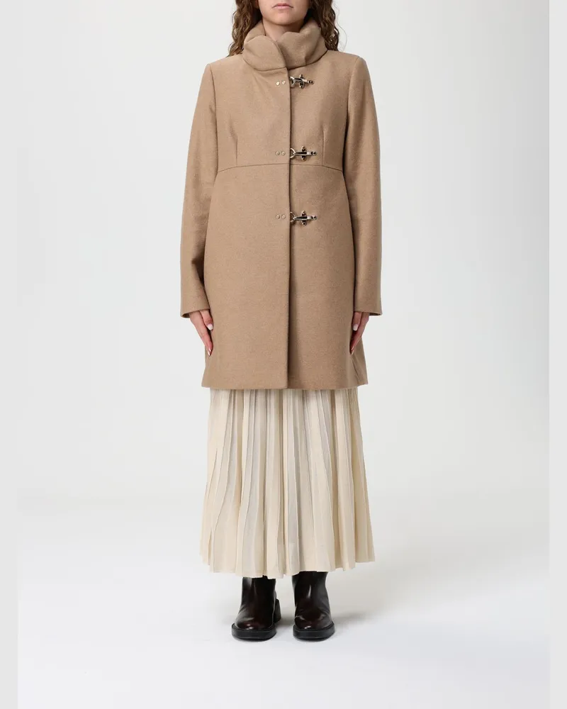 Fay Mantel damen Camel
