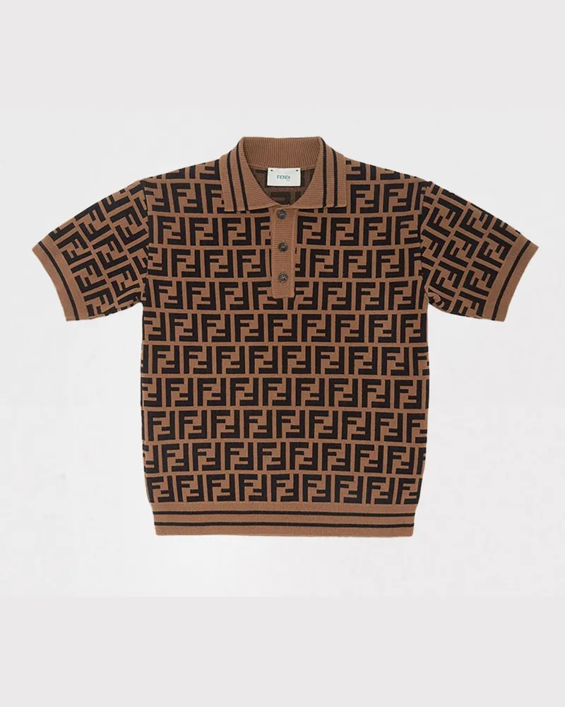 Fendi T-shirt kinder Braun