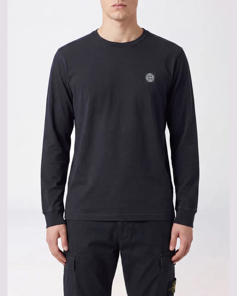 Stone Island T-shirt herren Schwarz
