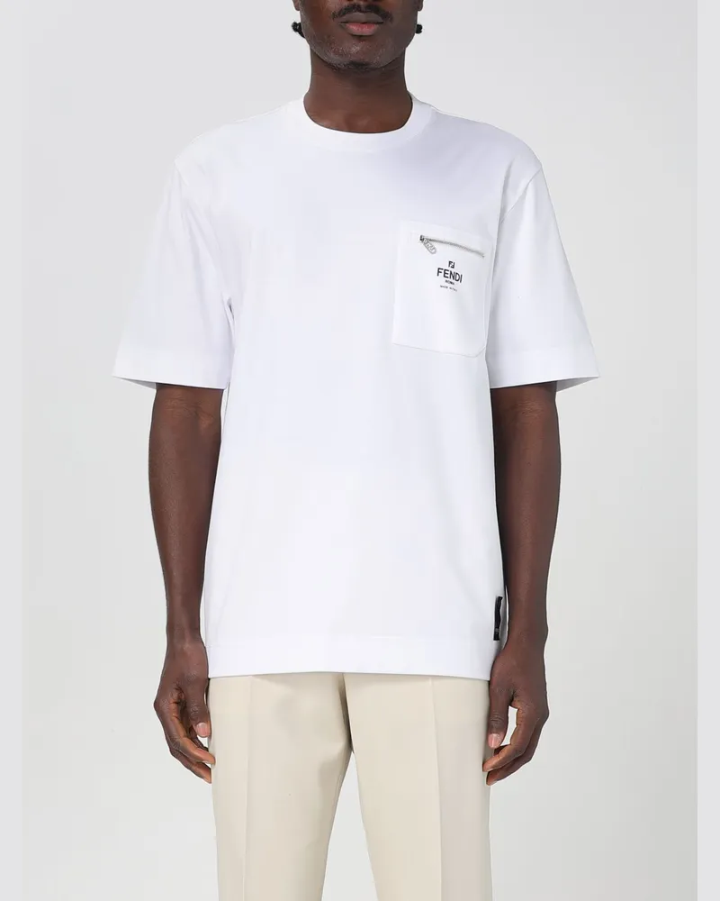 Fendi T-shirt herren Weiß