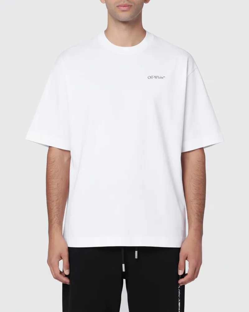 OFF-WHITE T-shirt herren Weiß