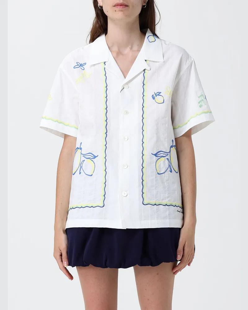 Dunst Hemdbluse damen Weiß
