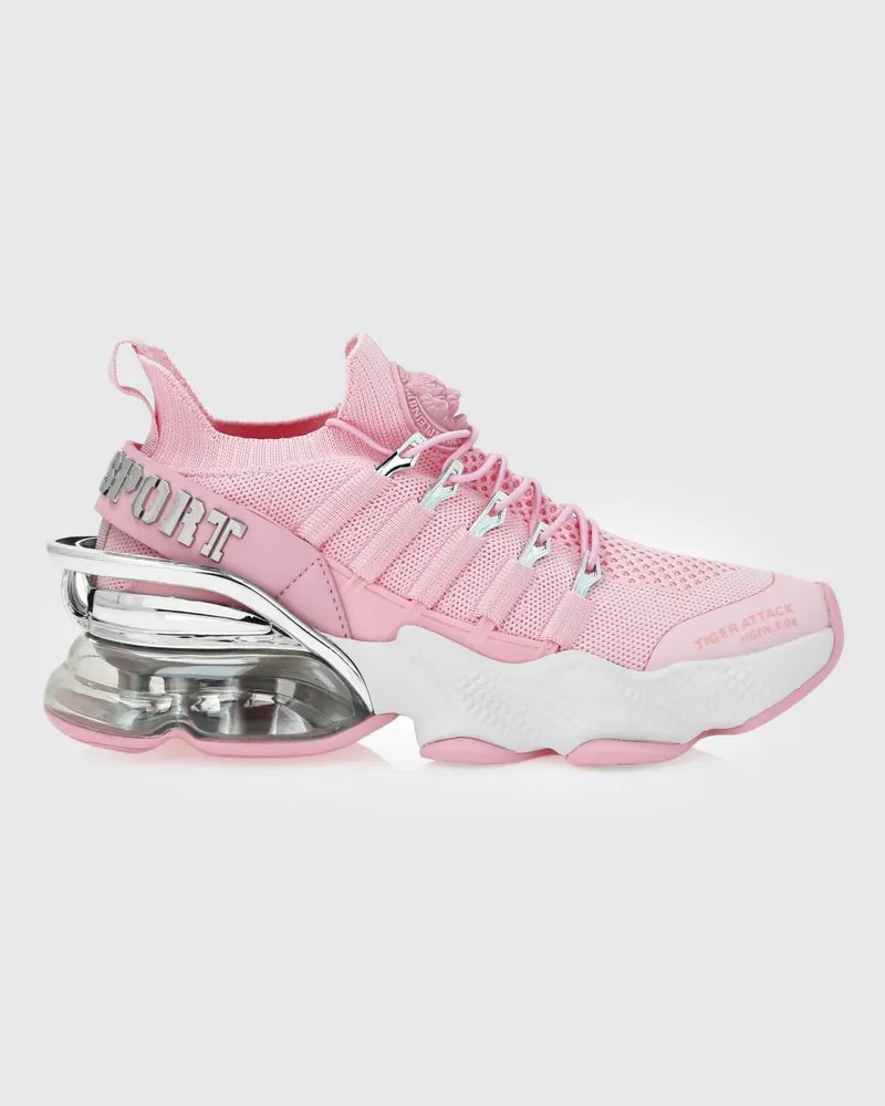 Philipp Plein Sneakers aus Mesh und Gummi Fuchsia