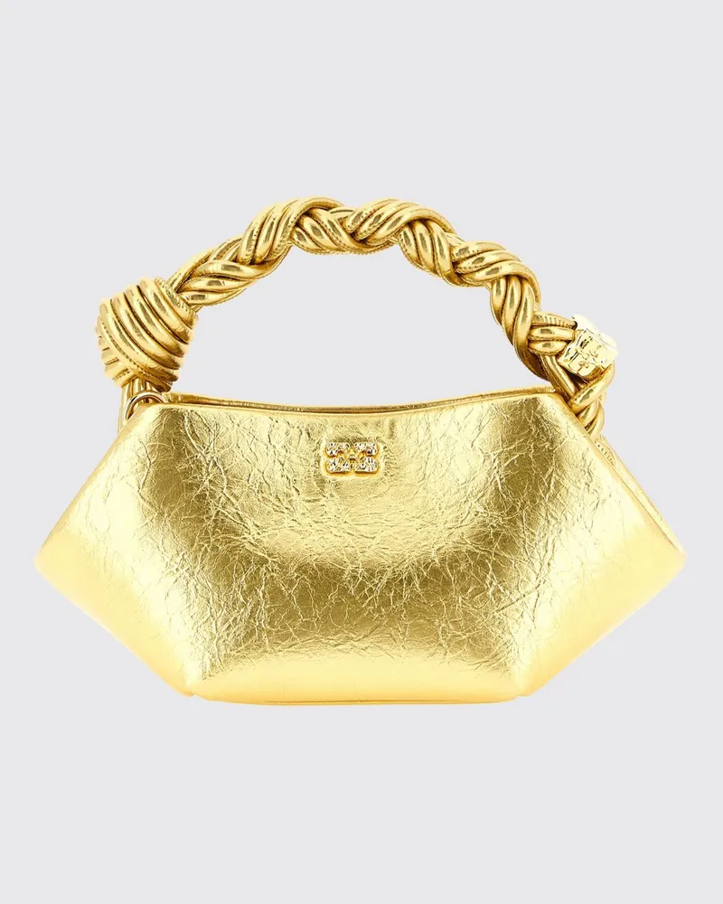 Ganni Handtasche damen Gold