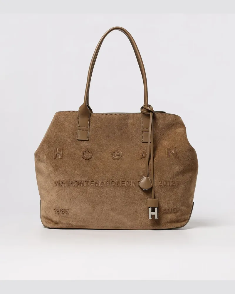 Hogan Schultertasche damen Beige