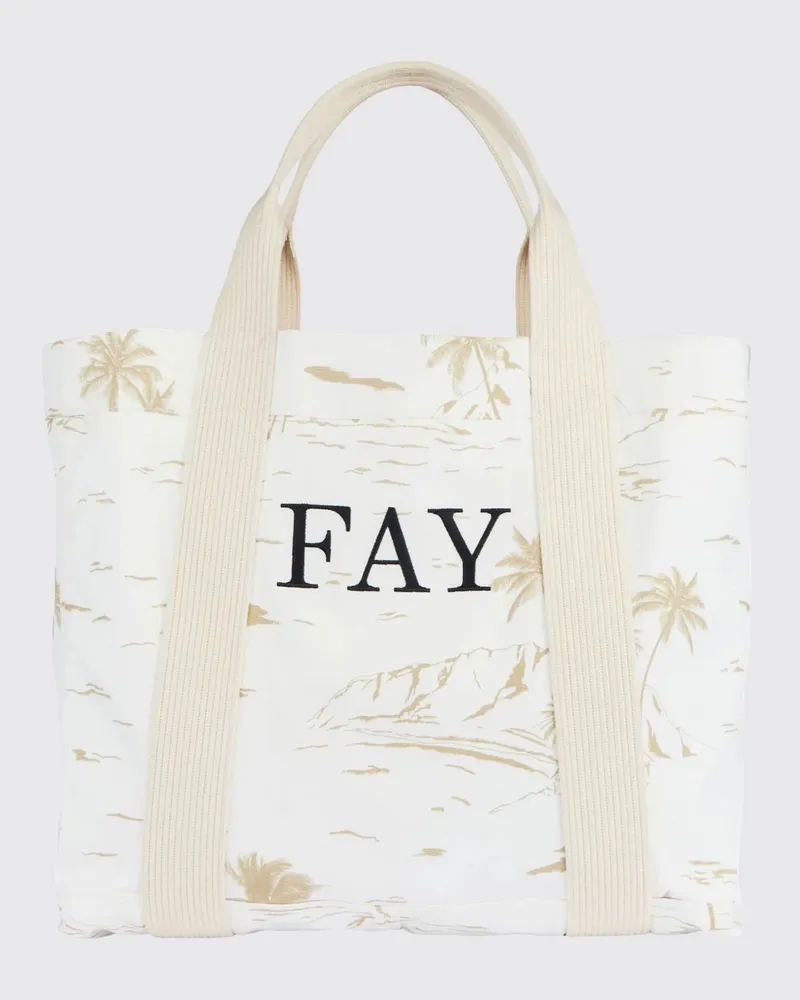 Fay Tasche herren Weiß