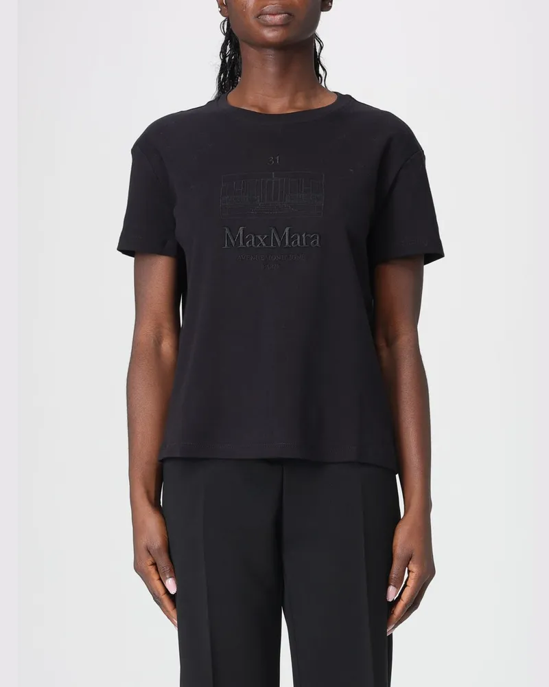 Max Mara T-shirt damen Max Mara Schwarz