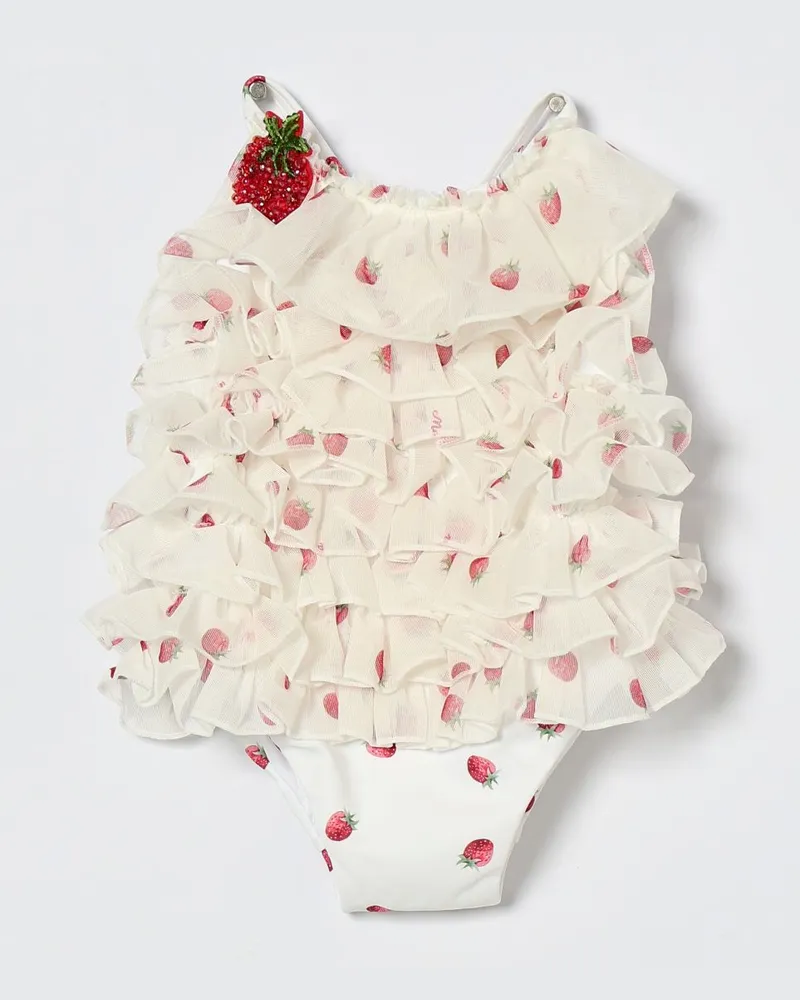 Monnalisa Bademode kinder Weiß