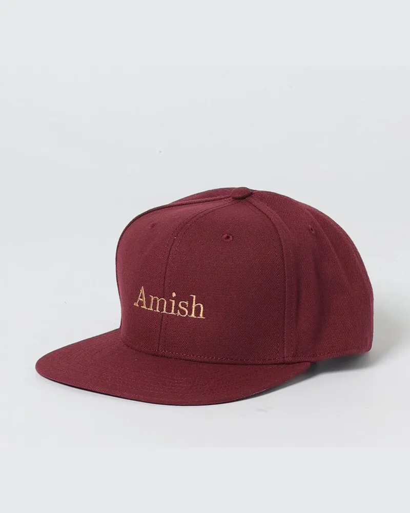 Amish Hut herren Burgunderrot