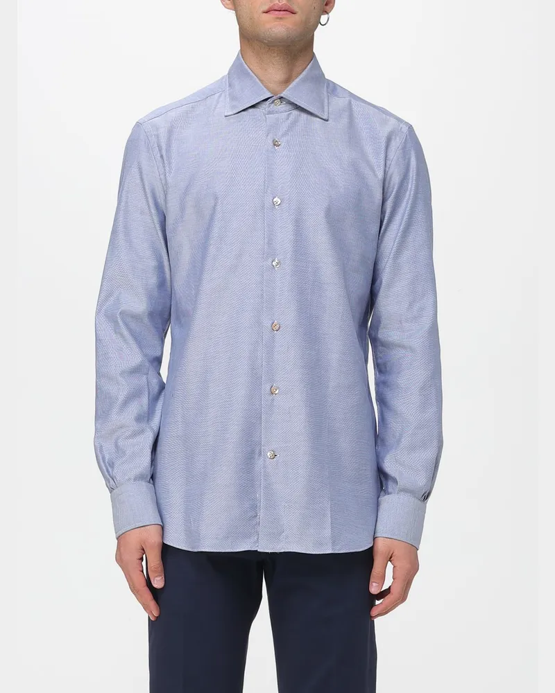 MAZZARELLI Hemd herren Blau