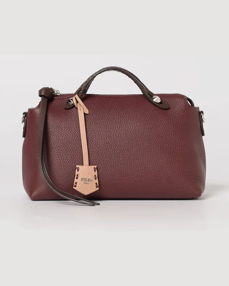 Fendi Handtasche damen Burgunderrot