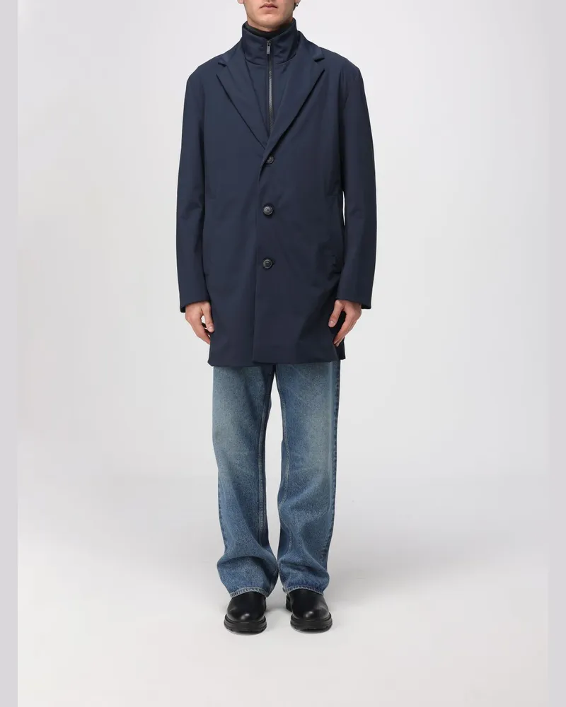HUGO BOSS Mantel herren Blau