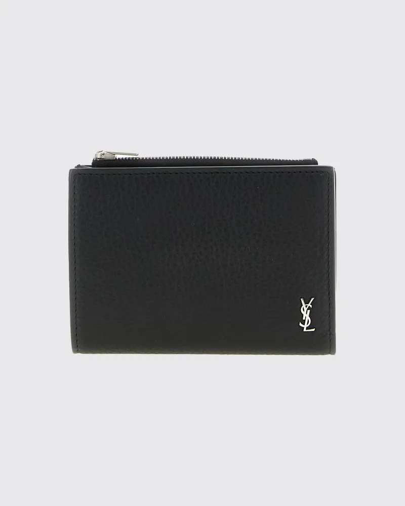 Saint Laurent Portemonnaie herren Schwarz