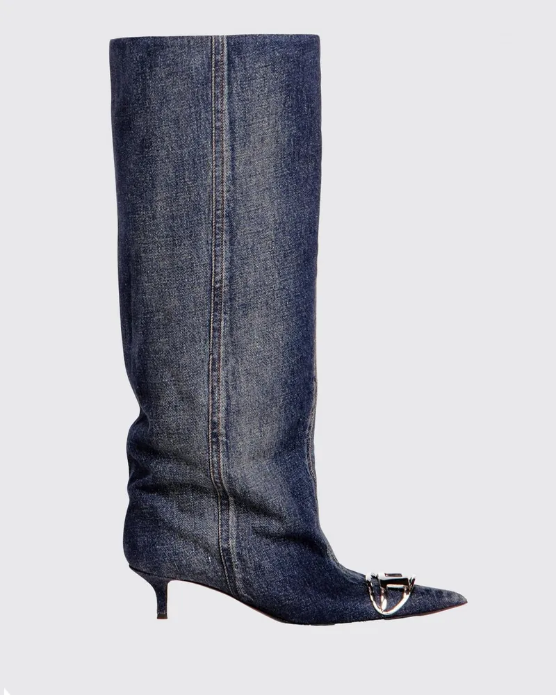 Diesel Flache stiefeletten damen Blau