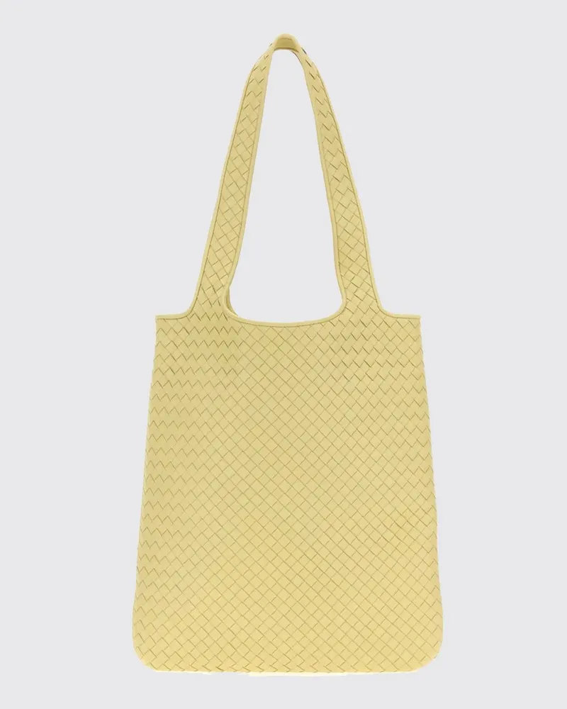 Bottega Veneta Veneto Tote Bag für Herren aus Intrecciato-Nappaleder Gelb