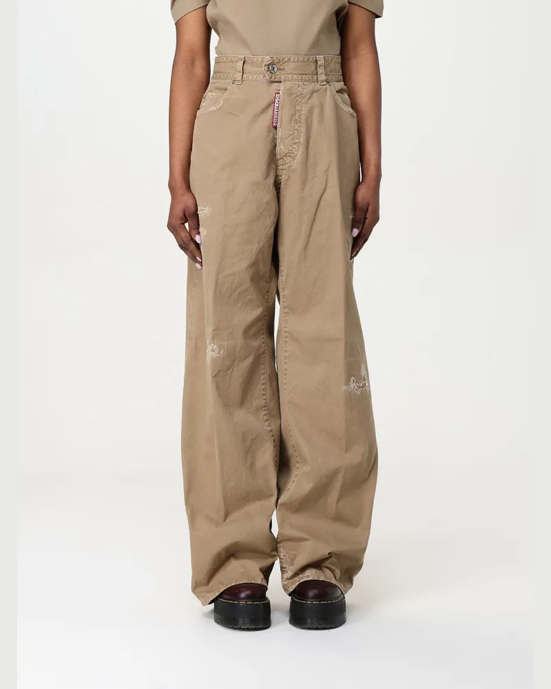 Dsquared2 Hose damen Beige