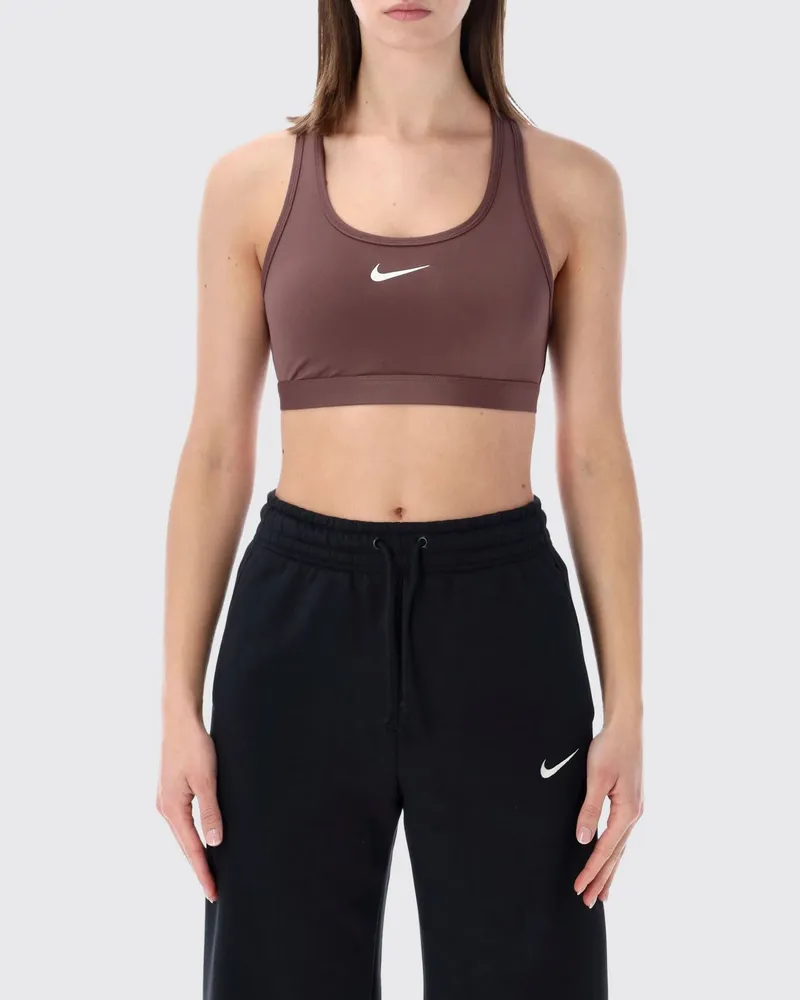 Nike Top damen Burgunderrot