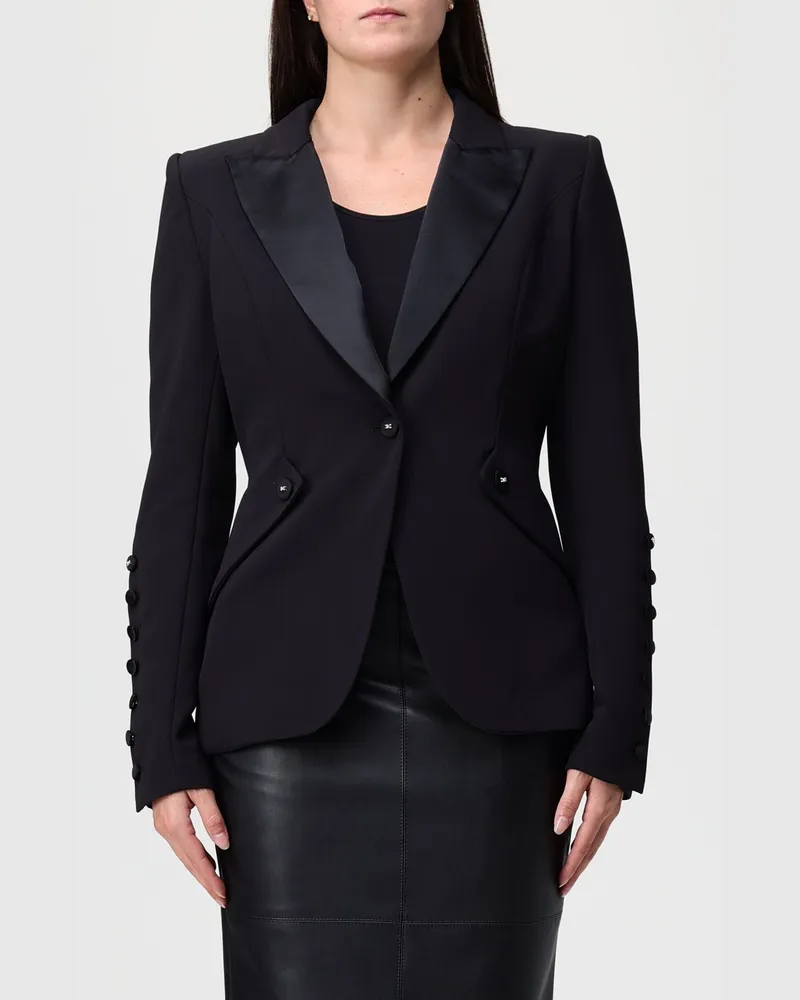 Elisabetta Franchi Blazer damen Schwarz