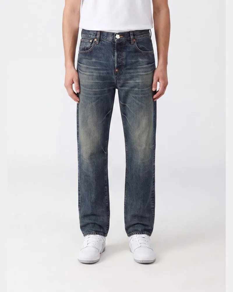 Kenzo Straight-Leg-Jeans von mit mittlerer Leibhöhe und fünf Taschen aus Baumwolldenim Blau