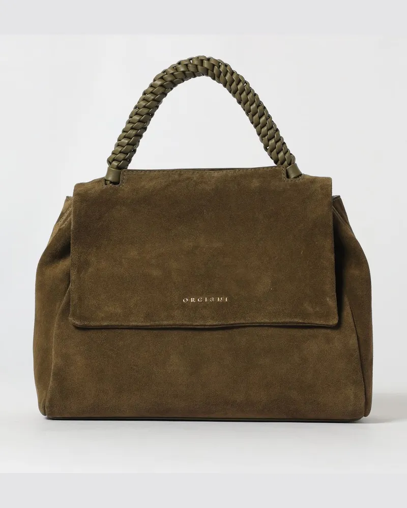 Orciani Handtasche damen Waldgrün
