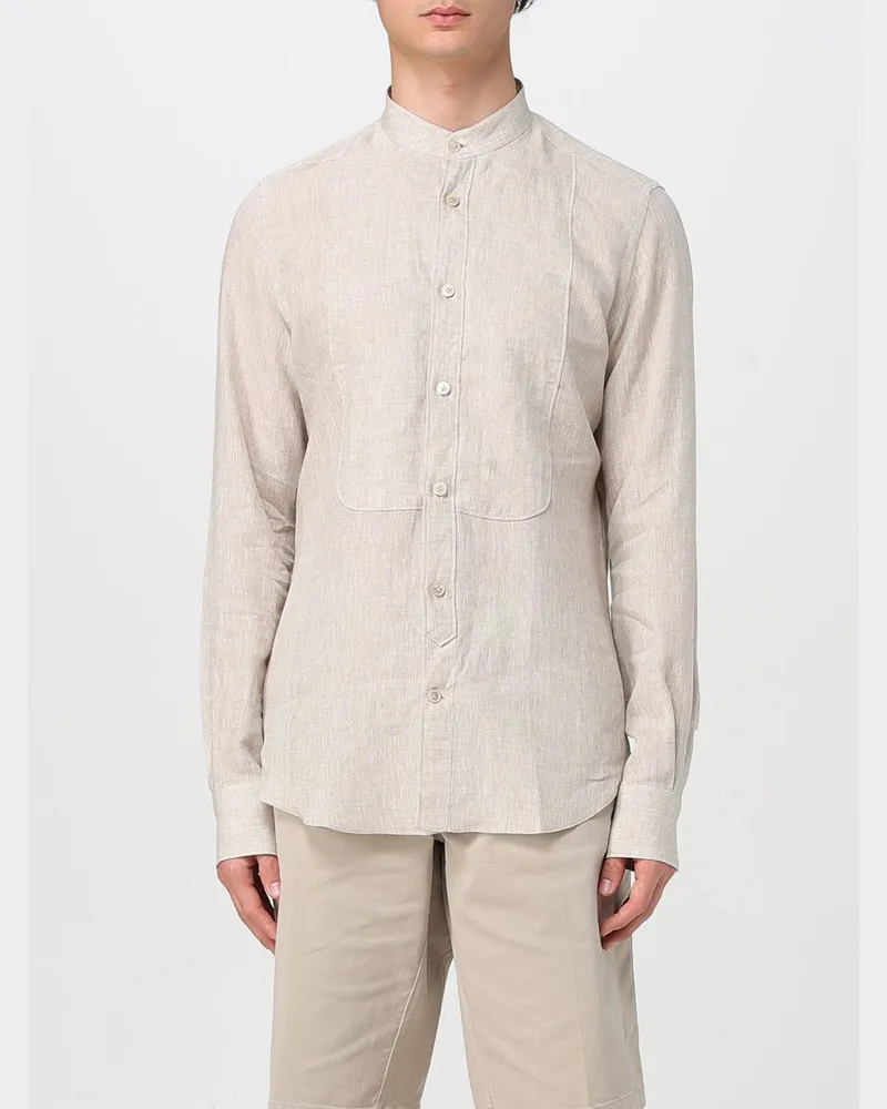 Eleventy Hemd herren Beige