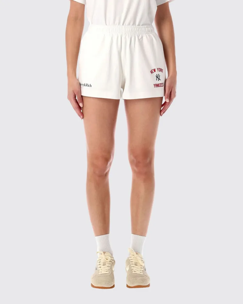 SPORTY & RICH Shorts damen Sporty & Rich Weiß