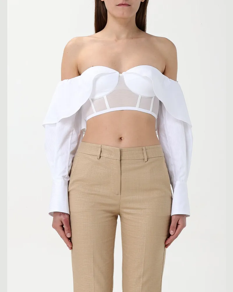 Elisabetta Franchi Top damen Weiß