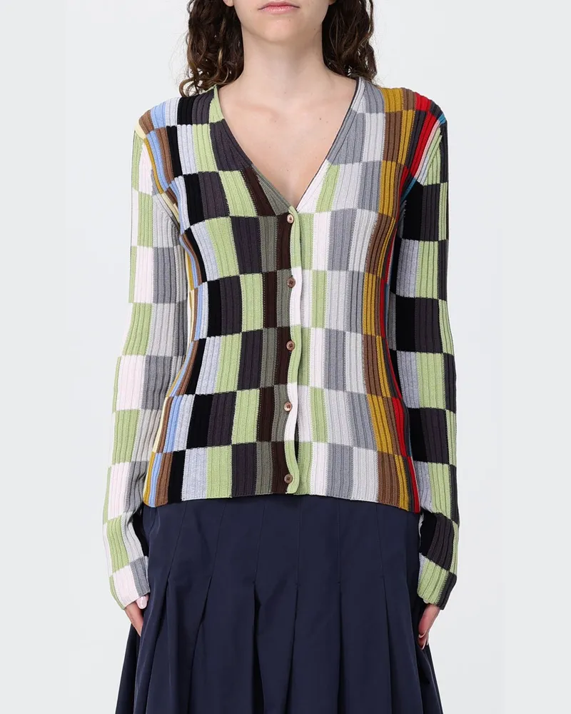 Paul Smith Mehrfarbiger Baumwoll-Cardigan Bunt