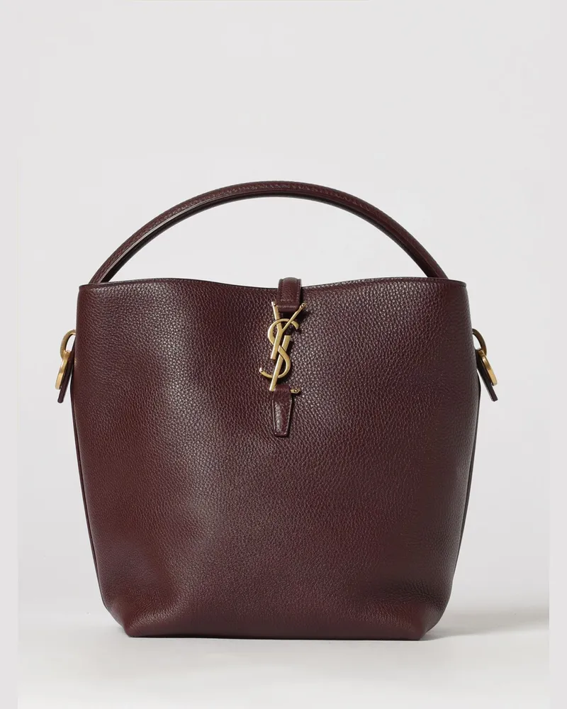 Saint Laurent Tragetasche damen Burgunderrot