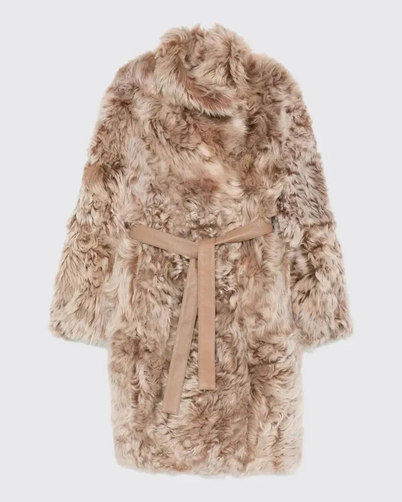 Yves Salomon Mantel damen Milch