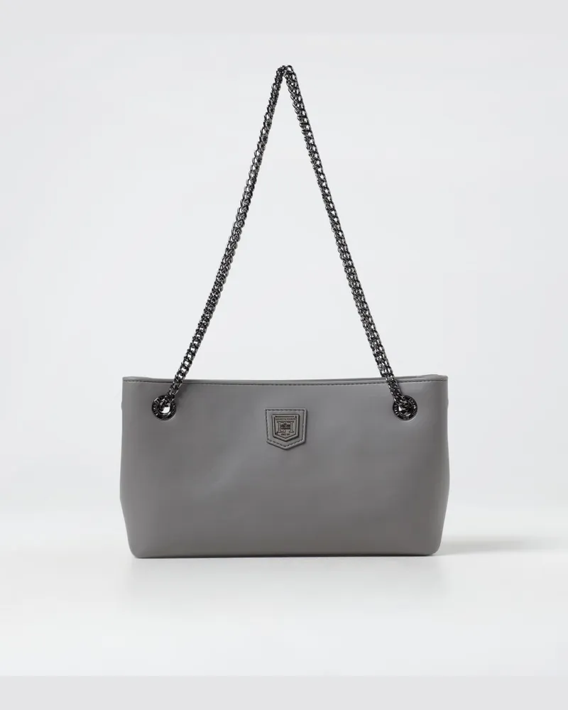 Elisabetta Franchi Schultertasche damen Grau