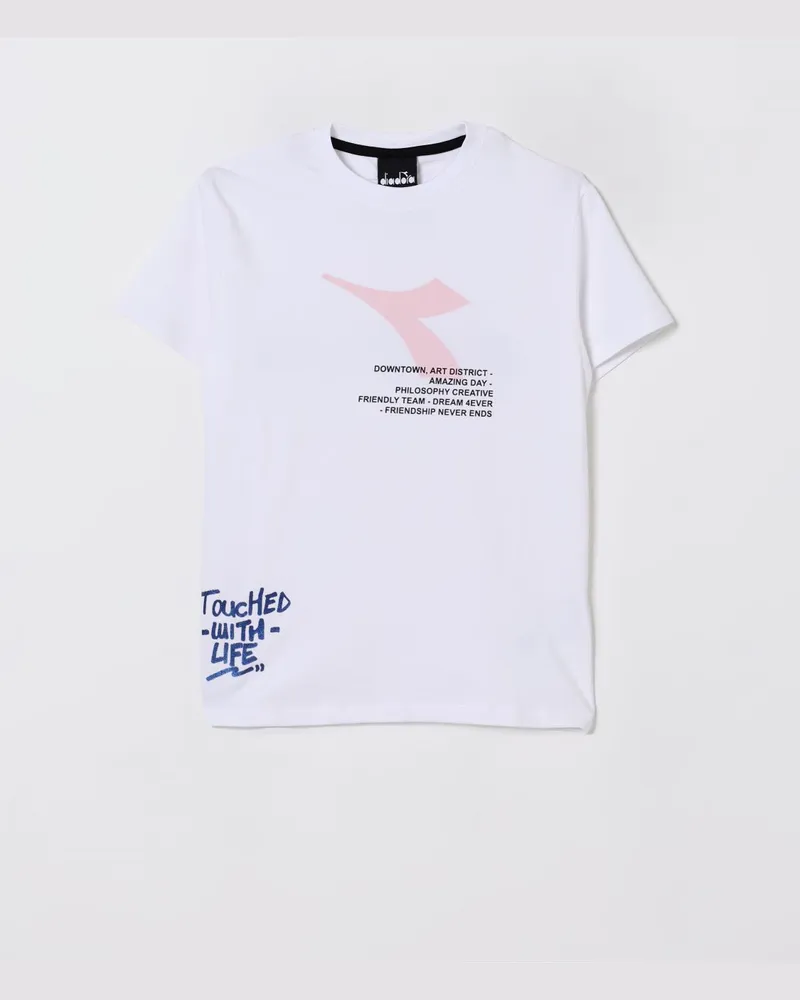 Diadora T-shirt kinder Weiß