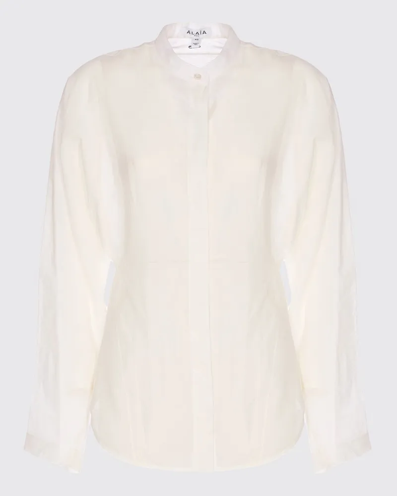 Alaïa Hemdbluse damen Weiß